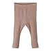 NAME IT Unisex Baby Nbnkab Noos Leggings, Brown Lentil/Detail:melange, 86 EU