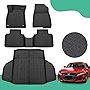 CreeKT for Honda Accord Floor Mats 2023 2022 2021 2020 2019 2018 Accessories, for Honda Accord All Weather Floor Mats Trunk Mat Cargo Liners 2018-2023,for Honda Floor Mats Accord Sport 10th Gen
