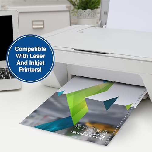 Papier professionnel pré-perforé PrintWorks 44 trous pour des reliures parfaites sans effort - 5