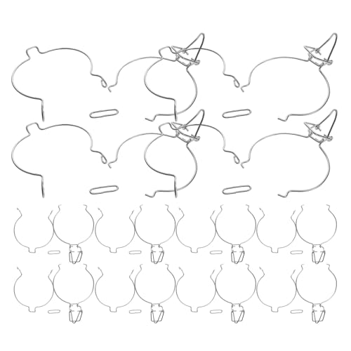 iplusmile Set da 10 Pezzi Fibbie di Bloccaggio in Acciaio Resistente per Barattoli in Vetro, Clip per Filo di Chiusura Ermetica, Ricambi per Barattoli di Conservazione e Contenitori