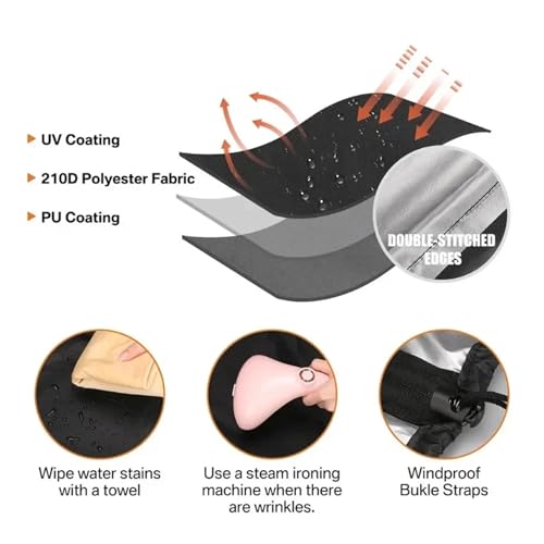 Housse de protection pour chaise balancelle œuf en tissu imperméable haute densité