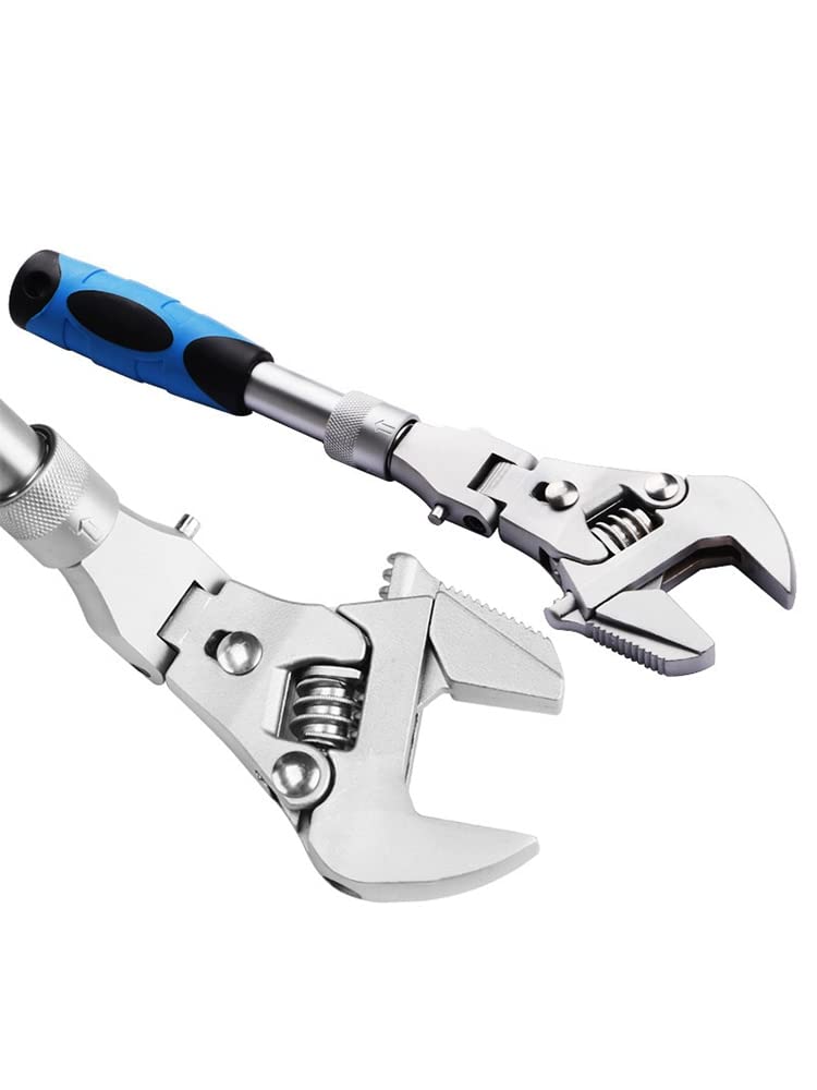 Llave ajustable 5 en 1, retráctil, plegable, multifuncional