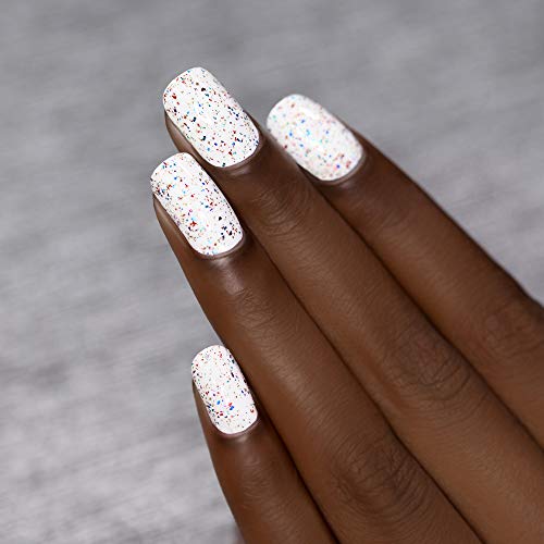 Image of ILNP Confetti - Multi-Colored Metallic Flake Topper Nail Polish, Chip Resistant, 7-Free, Non-Toxic, Vegan, Cruelty Free, 12ml