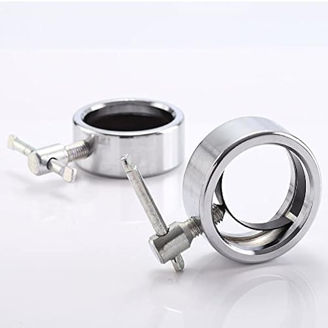 Barbell Collars, 2inch Barbell Collar Clips,Pair of Stainless Steel Barbell Clamp Clips for Weightlifting Fitness Workout Training