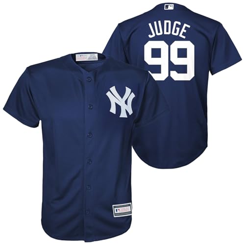 Aaron Judge New York Yankees MLB Kids Youth 8-20 Navy Alternate Player Jersey (US Numeric 10 12 Regular Aaron Judge New York Yankees Navy)