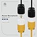NEMA 5-15R Industrial Grade Female Socket - ETL Listed & CSA Certified - 15A/125V 3-Prong AC Receptacle - Heavy Duty, Rewirable for Replacement Cords, Power Tools, Appliances,3(Pack) Yellow