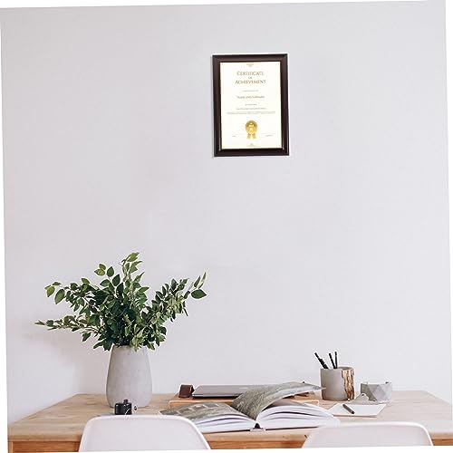 BESPORTBLE Caixa De Certificado Quadro De Certificado Quadro De Documento Comercial Porta-retratos Q
