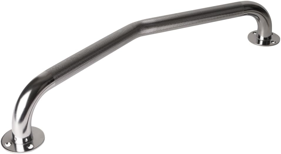 VMS Steel Knurled Angled Grab Bar