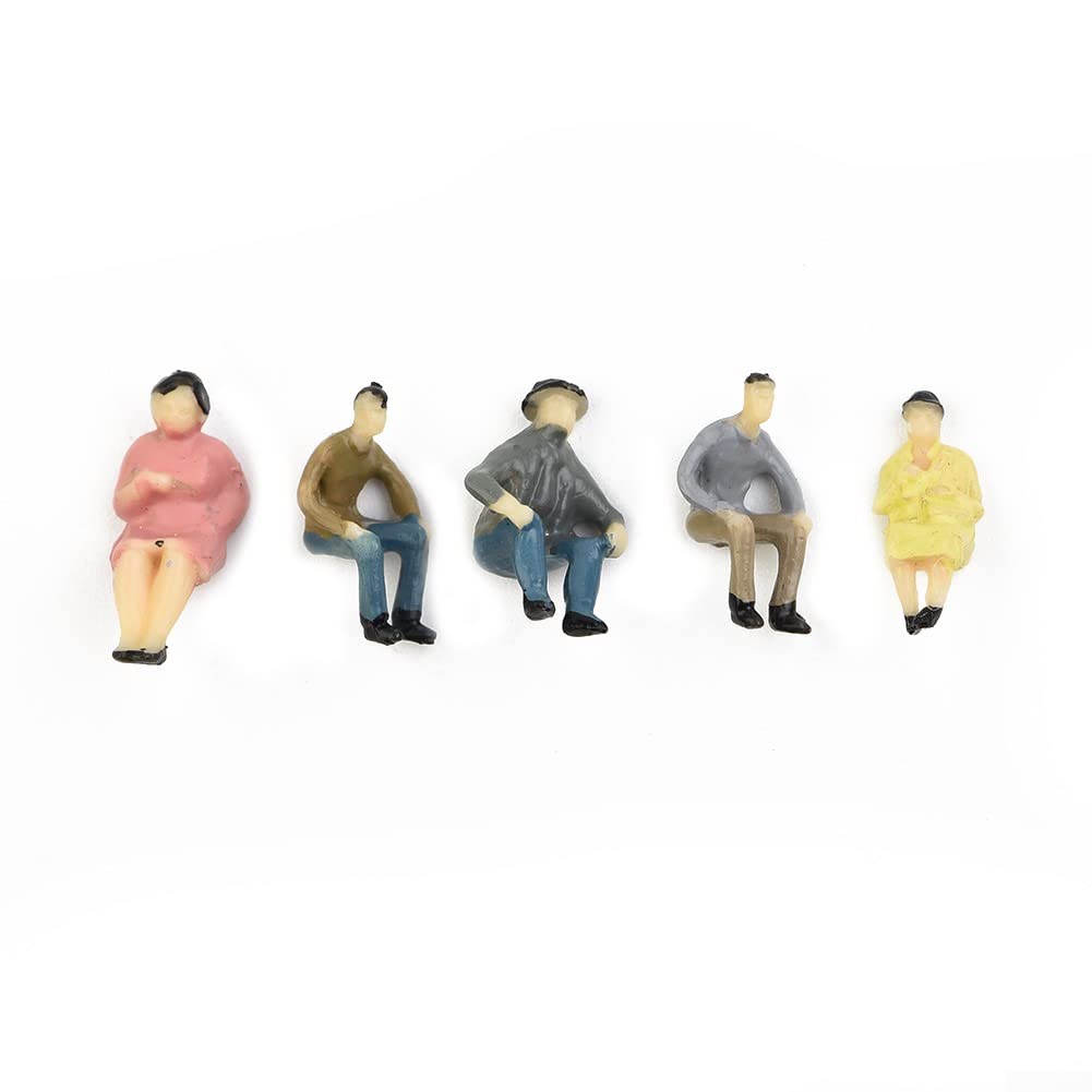 Lot De 60 Figurines De Personnes Échelle 1:87 - Personnages Assis Et Debout Réalistes Pour Modélisme, Trains Et Décoration Miniature