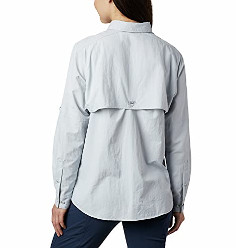 Columbia Women's Plus Size Pfg Bahama Ii Upf 30 Long Sleeve Fishing Shirt, Cirrus Grey, 2X #TOP1