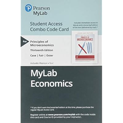 Principles of Economics Mylab Combo Access Card