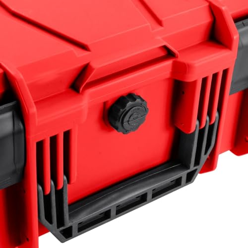 Maleta rígida para cámara Eylar 18" impermeable roja miniatura 6