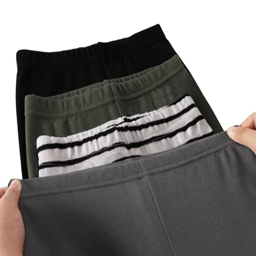 GLASH Kids Baby and Toddler Boys Cotton Pants, 4 Pack 2T-6Y Joggers Sweatpants for Boys2