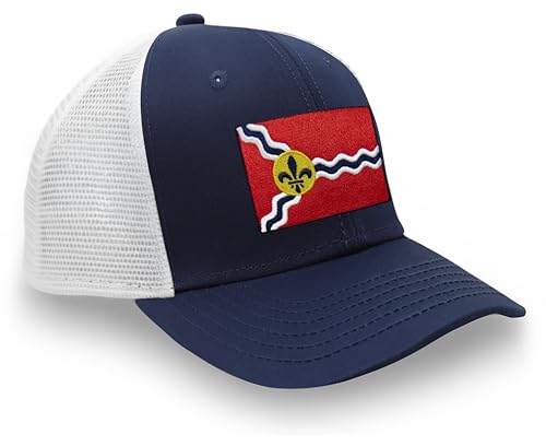 Image of International Tie City Hat for Men and Women, Adjustable Snapback Trucker Baseball Cap with Embroidered Patch