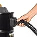 WORKSHOP Wet/Dry Vacs Ash Vacuum Cleaner WS0500ASH, 5-Gallon Ash Vac For Fireplaces, Stoves, BBQ Pits; 3.0 Peak Horsepower Ash Vacuum, Black/Yellow