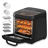 CULINIX Friggitrice ad aria calda 12 litri, 12 in 1 Air Fryer, forno, disidratatore, 80% meno...