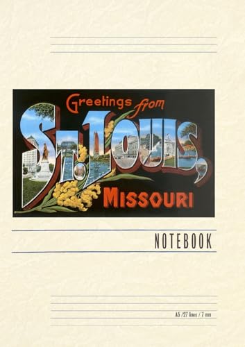 Vintage Lined Notebook Greetings from St. Louis