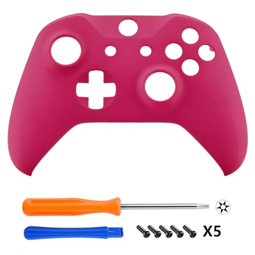 eXtremeRate Replacement Front Housing Shell for Xbox One S/X Controller, Rose Red Custom Kit Faceplate Cover Case for Xbox Wireless Controller (Model 1708) - Image 2