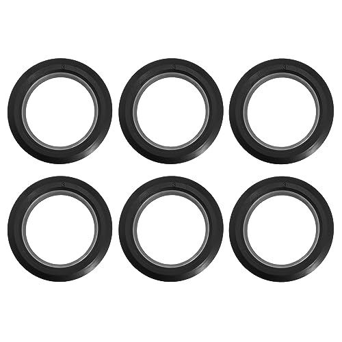 3 Inch Uniseal Flexible Rubber Tank Sealing Adapter Bulkhead Fitting Compression Fittings for PVC Hard Pipe (3inch-6PCS)