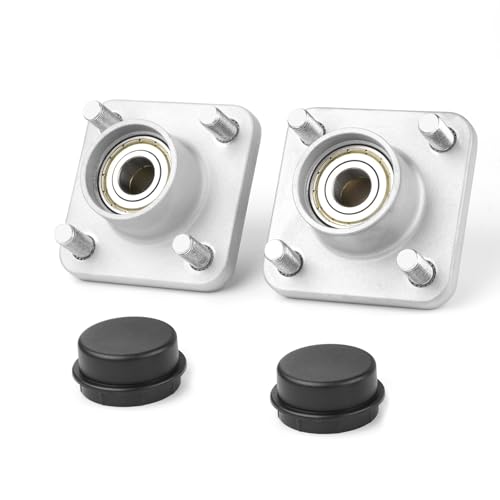 Forccord 2-Pack Golf Cart Front Wheel Hub Assembly Fits 2003+