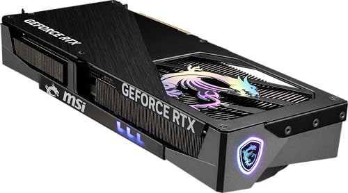 MSI RTX 5070 12G Gaming Trio OC Graphics Card (12GB GDDR7, 192-bit, Extreme Performance: 2625 MHz, DisplayPort x3 2.1a, HDMI 2.1b, NVIDIA Blackwell Architecture)