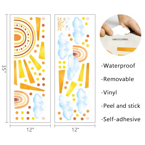 Mfault Boho Sunshine Vinilos Decorativos de Pared miniatura 2