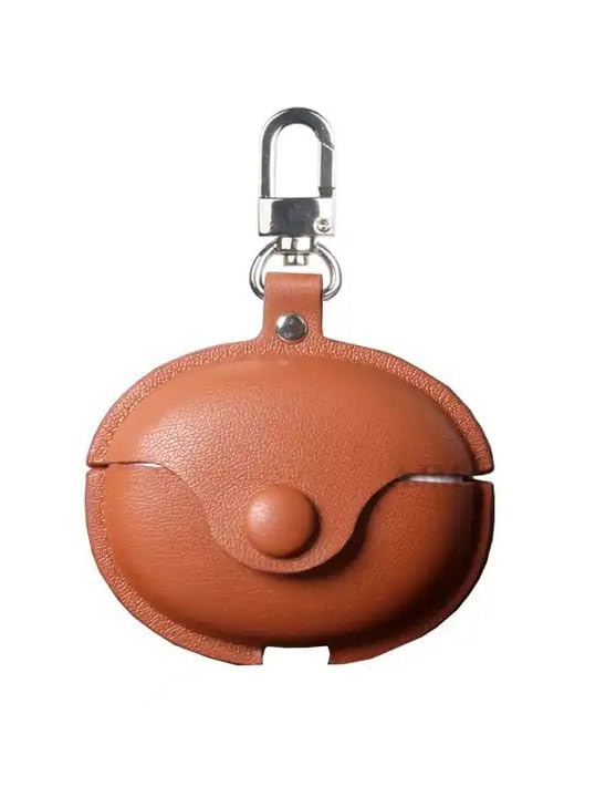 Image of AJM 360 Protection Shockproof Design Leather Case Compatible with Realme Air 5 (Light Brown)