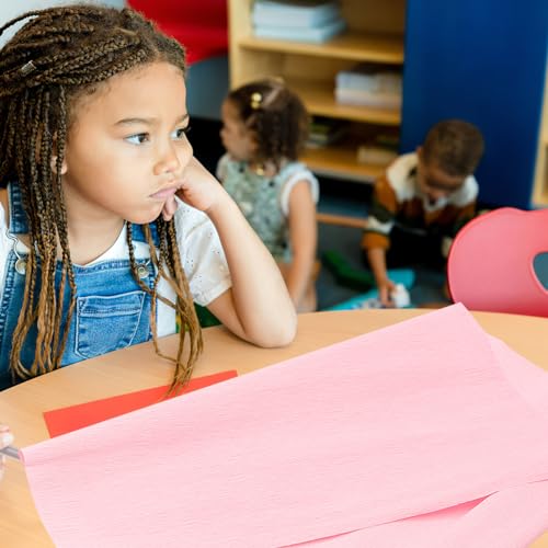 VILLCASE 5 Rolos De Papel Crepom Flor De Papel Crepom Kits DIY Artesanato Papel Amassado DIY Papel O