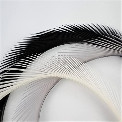 20個/100個 染色されたガチョウの羽根 工芸品用 - 13-18cm カラフルな天然羽根 ジュエリー作りやDIY手工芸品に(bl