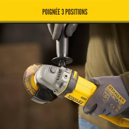 Meuleuse D'Angle Sans Fil Stanley SFMCG300B – 18V, 125 mm - vue 6