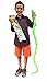 Magic Grow Snake (Pack of 1) and one Bouncy Ball by 2Chill | Grows Up to 48 Inches Great Snake Toy Party Favor | Item #311-1