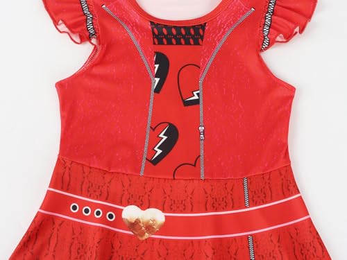 Jurebecia Girls Princess Nightgowns Flutter Short Sleeves Nightdress Pajamas for Toddler Kids Slpeewear Night Dress4