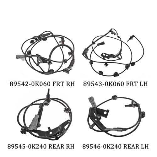 Sensor 89542-0K060 con lectura magnética de alta precisión para frenos de disco ABS 3