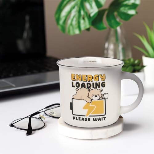 LEGAMI - Cappuccinotasse, Tasse aus New Bone China Porzellan, Motiv Teddy, Take a Break Kollektion, Fassungsvermögen 350 ml… – Ansicht 2