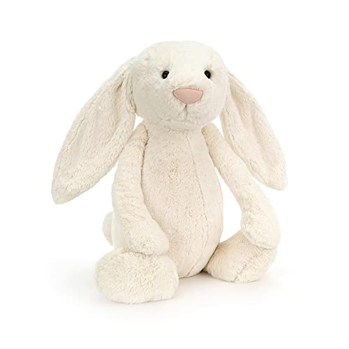 Jellycat Bashful Cream Bunny Stuffed Animal, Really Big 26.5 inches - Rabbit and Bunny Plush Toy - Classic Children's Gift