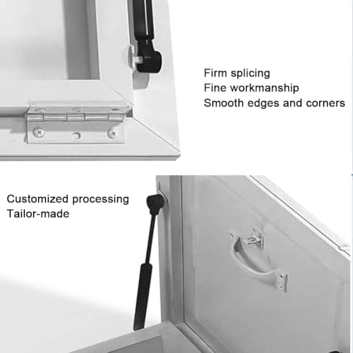 Galvanized Powder Coated Roof Hatch - Aluminum Skylight Basement Security Door for Rainproof Attic Access - Durable, Weather-Resistant, Easy Installation Solution