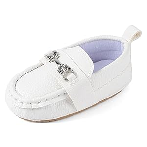 MASOCIO Baby Boys Moccasin Shoes Infant First Walking Casual Flats Shoes