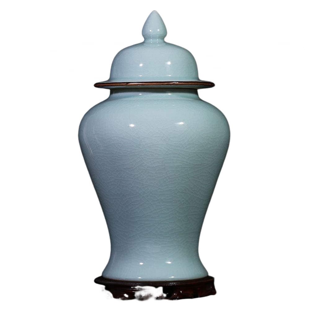 asdchZen Vase Blue And White Porcelain Vases Blue And White Porcelain Vases Fine Bone Vase Peony Decorated Ceramic Vase Decorative Vase -A:High 38 Cm-A:High 38 Cm,One Color-B:High 44 cm