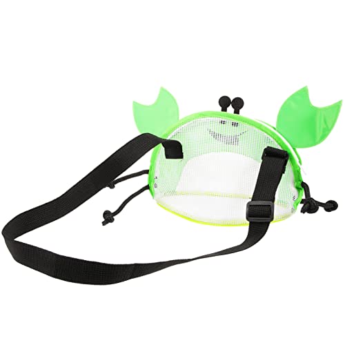 VALICLUD Handheld Travel Bag Reusable Beach Bag Beach Accessory for Boys and Girls Mesh Tote