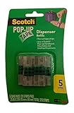 Scotch POP-UP Tape Dispenser Refills - 5 Refills (375 Strips)