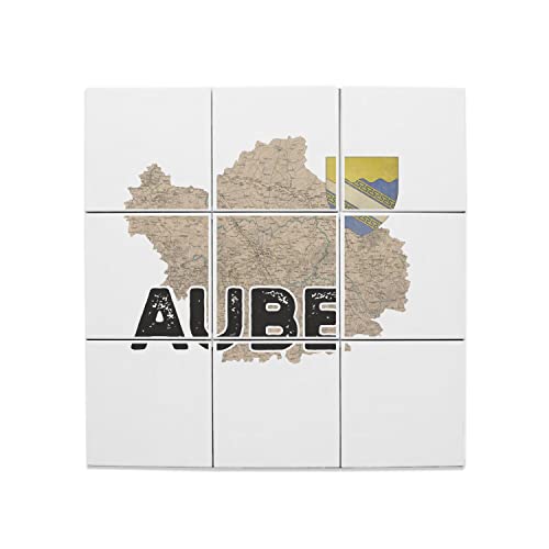 Carreaux Céramique Troyes Aube Carte Ancienne de France 60x60 cm