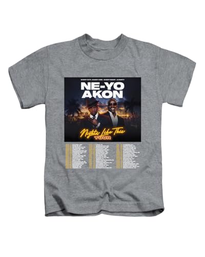 New Spirit Original Ne-yo and Akon, Meme Novelty pop Nights Like This Iconic Throwback Tee T-Shirt Funny Unisex T Shirt Top Heather Grey