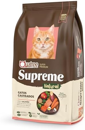Quatree Supreme Ração para Gatos Castrados Salmao 10.1kg