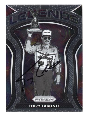 AUTOGRAPHED Terry Labonte 2022 Panini Prizm Racing LEGENDS (1986 Championship) Signed NASCAR Collectible Trading Card with COA