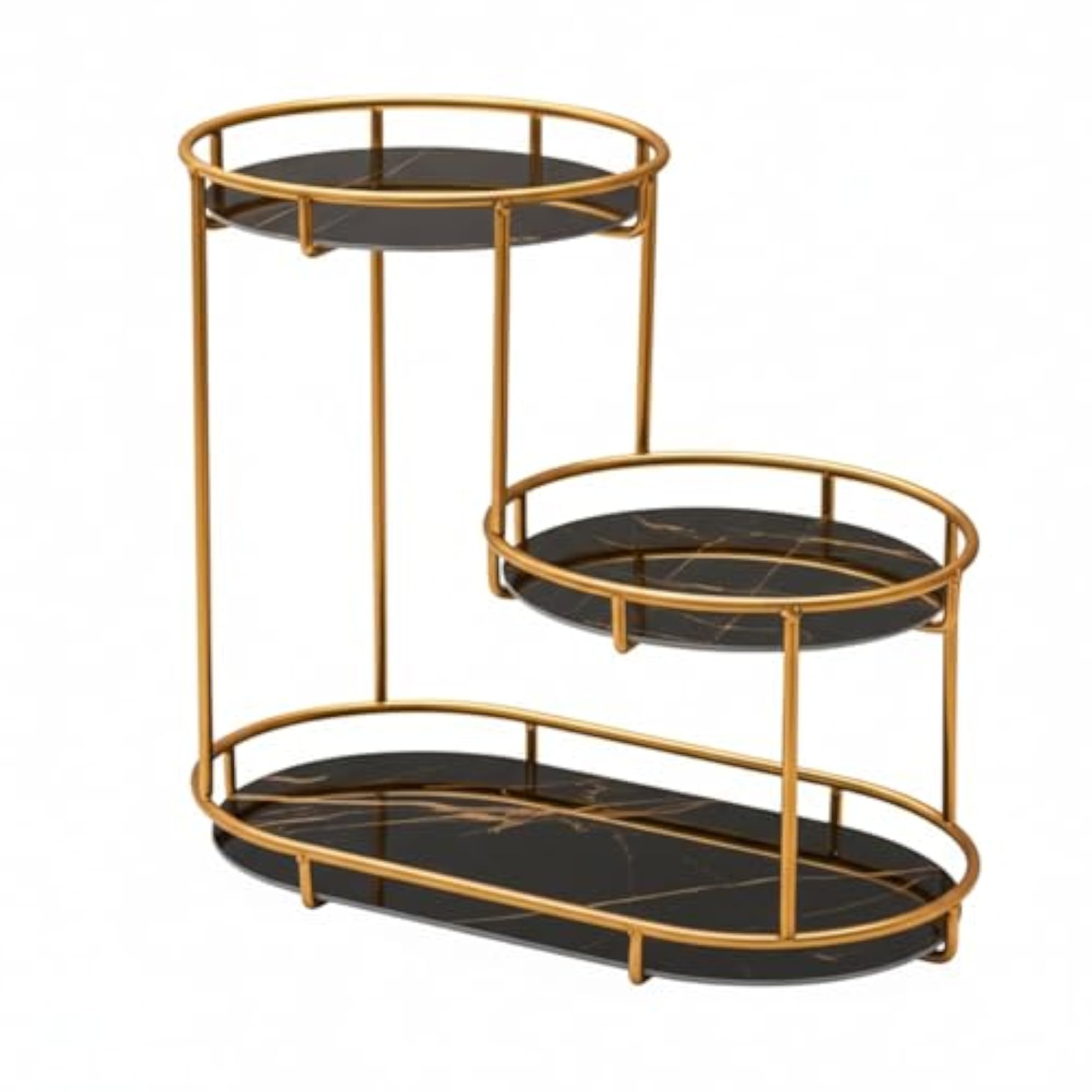 Luxury Design 3-Tier Cosmetic Organizer for Bathroom