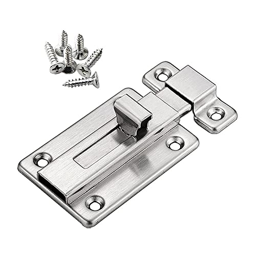 YUOIP Door Lock Gate Bolt 3 Stainless Steel