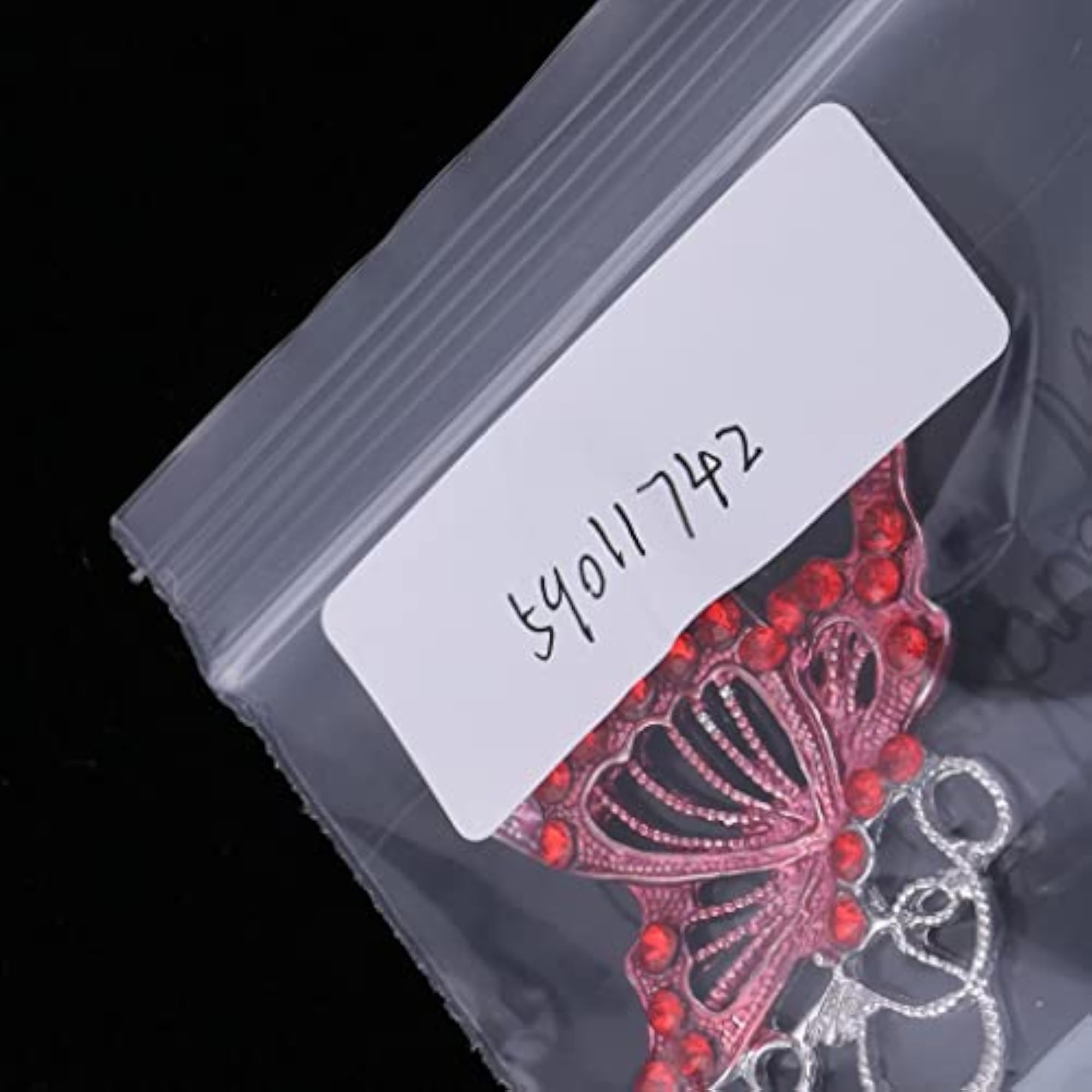 Alloy Butterfly Shape Rhinestone Pendant Charms for Jewelry Making