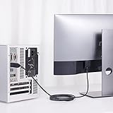 Amazon Basics HDMI (Source) to VGA (Display) Cable (NOT Bidirectional), Gold-Plated, 6 feet, Black - Image 6