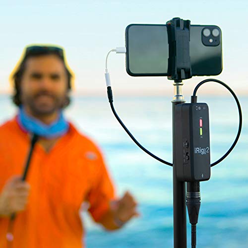 iRig Pre 2 préampli microphone smartphone tablette et câble XLR Stagg noir - 3