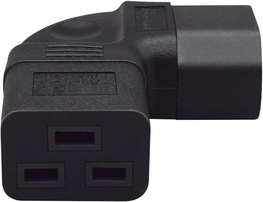 5-Pack IEC C14 To C19 AC Power Adapters – 15A/10A Converter For UPS & Servers - View #5